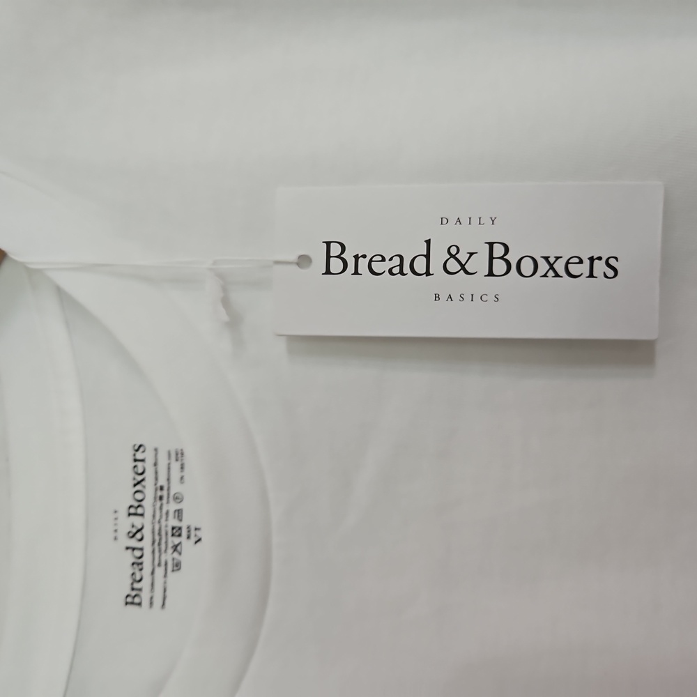 NWT Bread &  Boxers White Tee - Picture 4 of 9